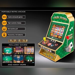 Arcade Casino Player Gaming System 30 Games NIB